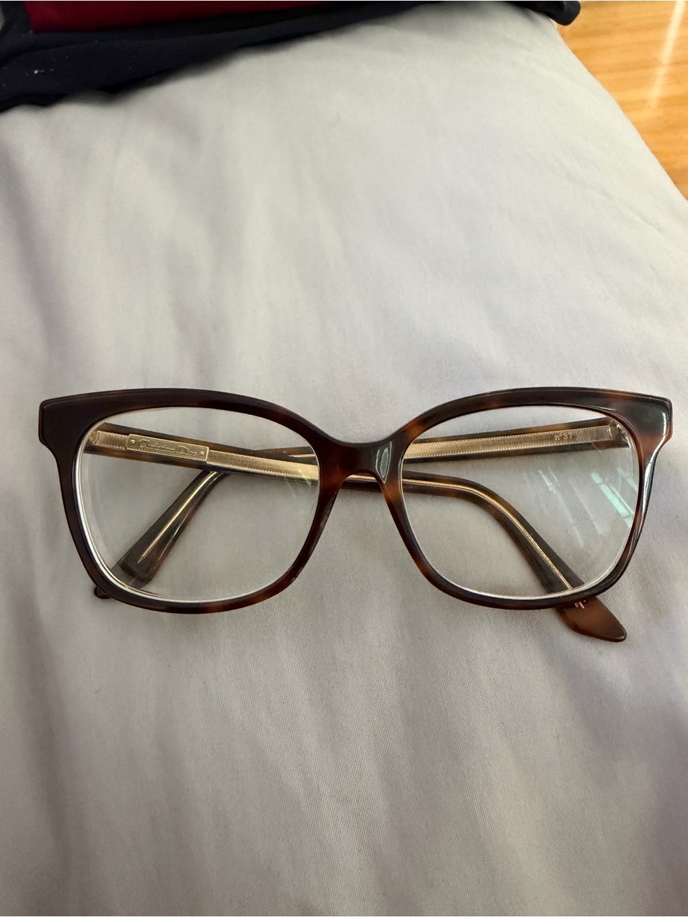 Dior prescripted eye glasses Tortoiseshell Women’s Fashion Eyeglasses - Brown